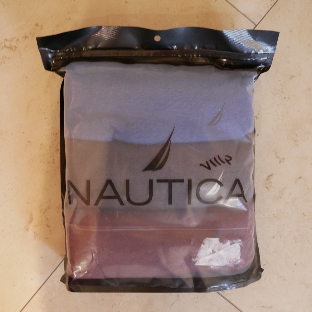Nautica Mens Heathered V-Neck T-Shirts NEW!! (3-Pack)~